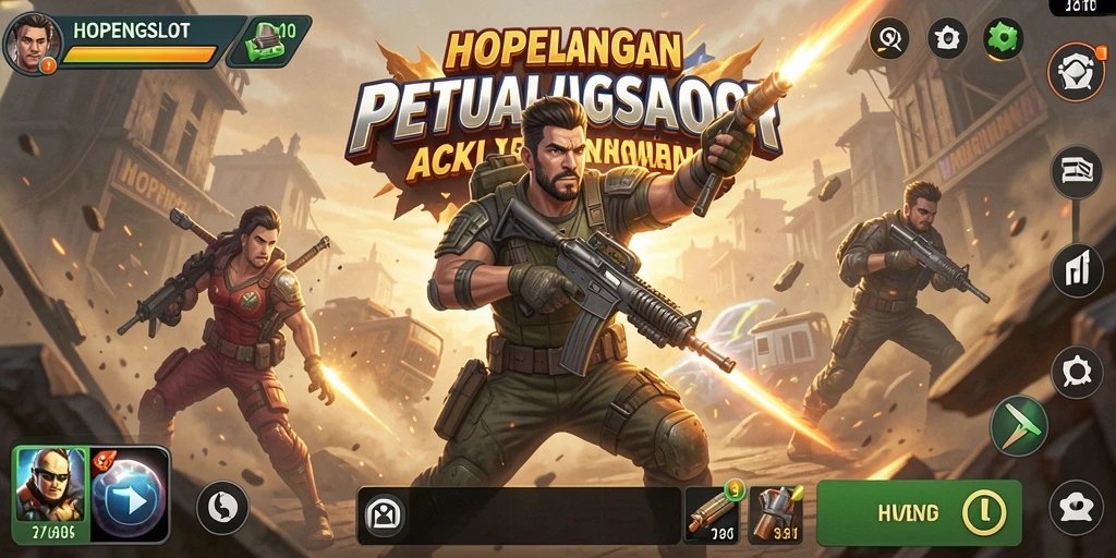 Tampilan seru gameplay HOPENGSLOT yang penuh aksi.