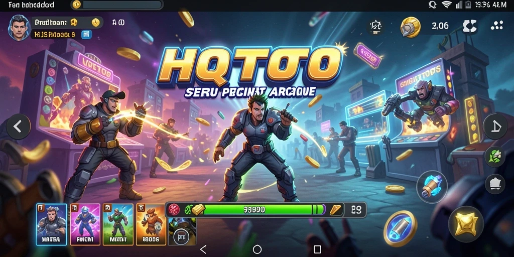 Tampilan seru dari gameplay HQTOTO yang menantang.