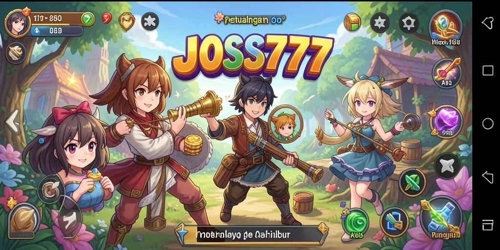 Tampilan gameplay JOSS777 yang seru dan memikat.