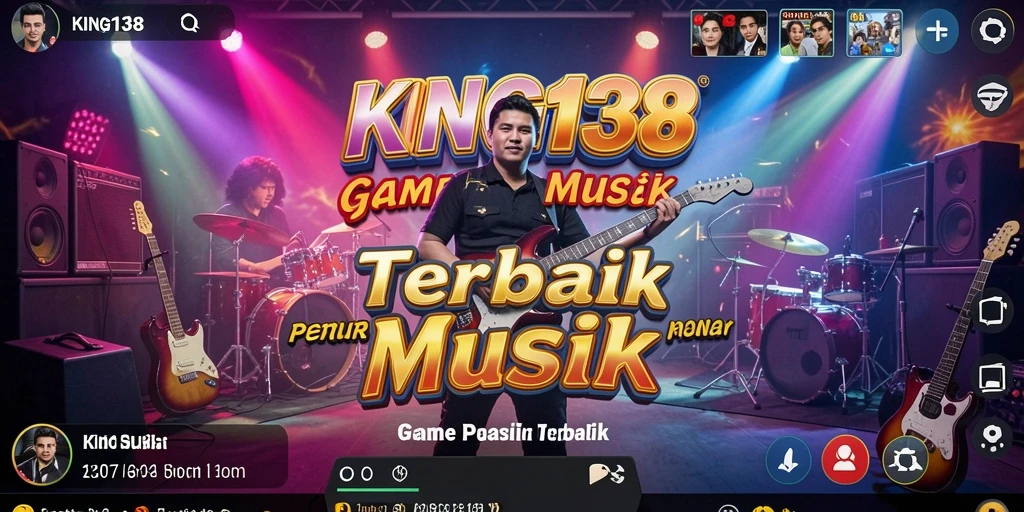 Tampilan gameplay seru KING138 dengan lagu-lagu menarik dan tantangan.