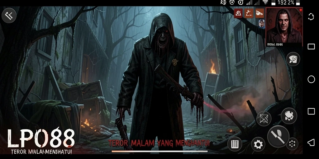 Tampilan gameplay menegangkan dari LPO88 yang menyajikan suasana horror.
