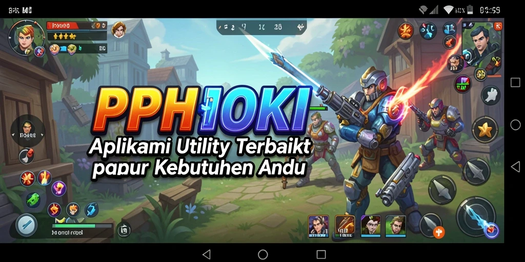 Screenshot utama PPHOKI menampilkan antarmuka pengguna yang intuitif dan fitur-fitur unggulan.