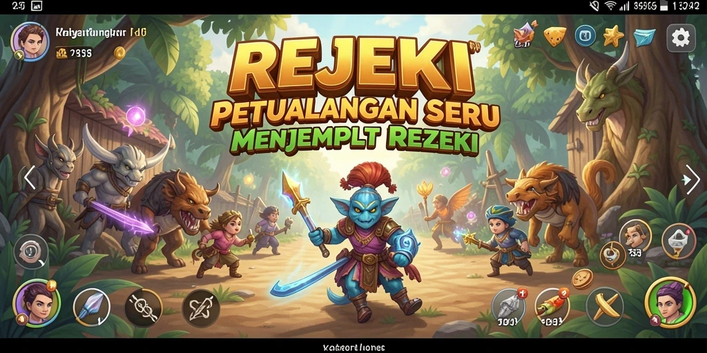 Gameplay seru REJEKI dengan berbagai tantangan menunggu untuk dijelajahi.