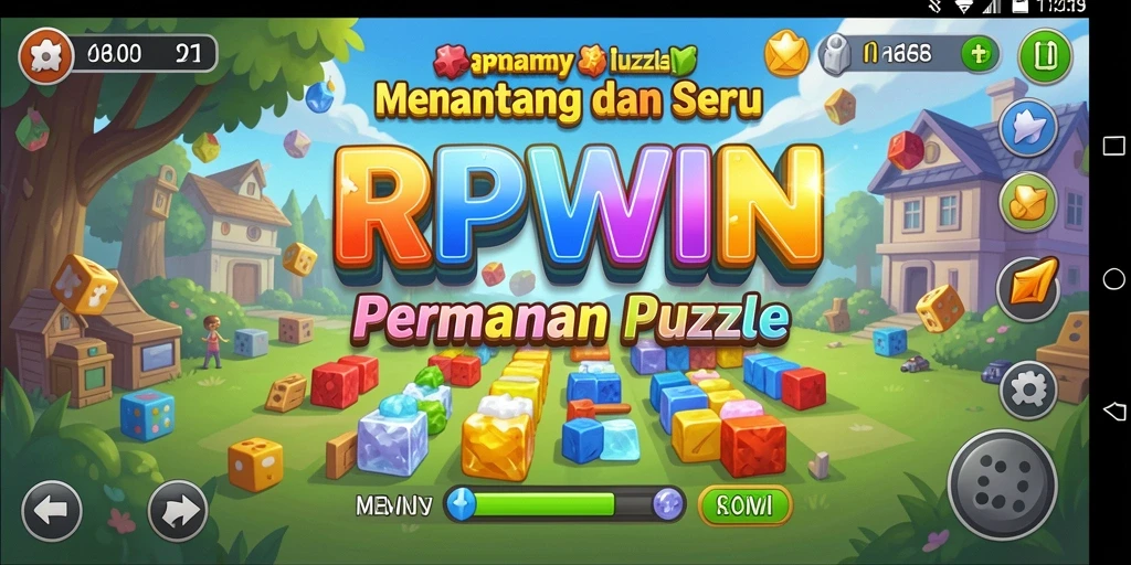 Tampilan gameplay RPWIN yang menarik dan penuh tantangan Puzzle.