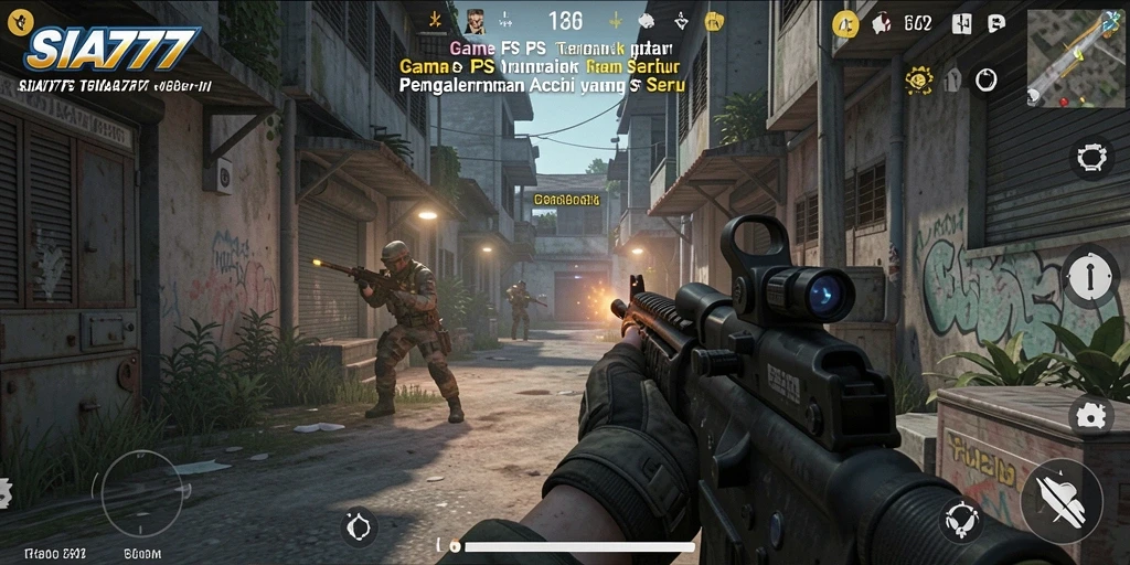 Tampilan aksi mendebarkan dari gameplay SIA777 yang seru.